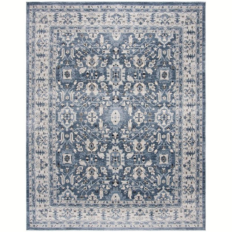 Charleston CHL412 Loomed Indoor Area Rug - Navy/Creme - 9'x12' - Safavieh