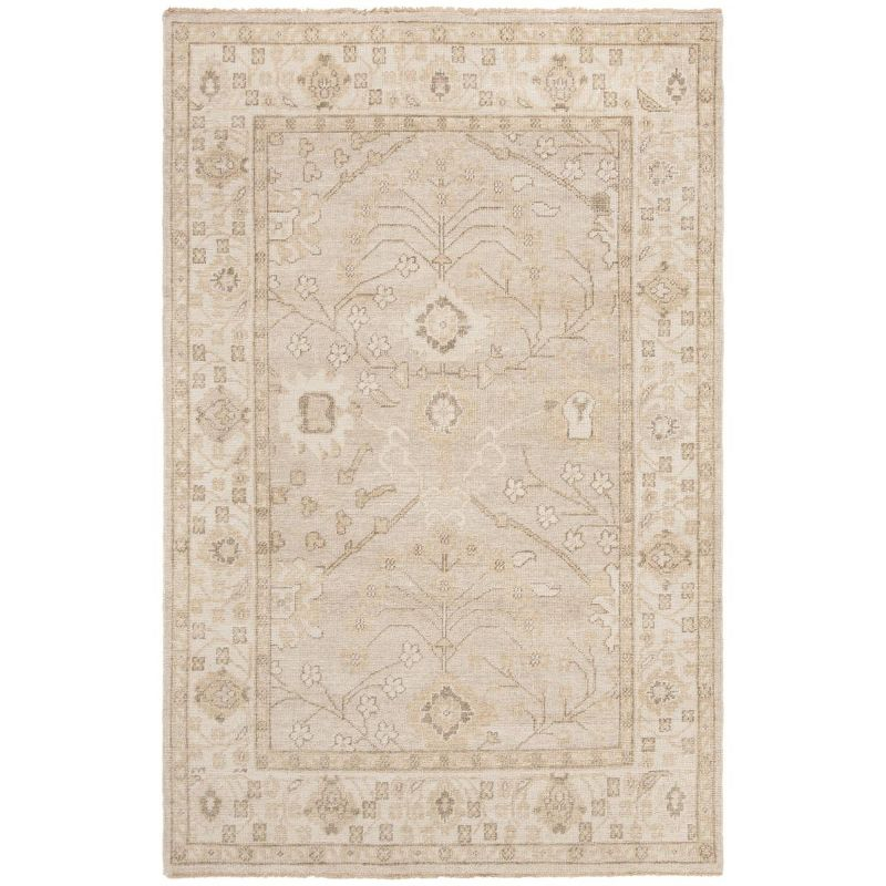Izmir IZM134 Hand Knotted Area Rug - Gold/Ivory - 6'x9' - Safavieh