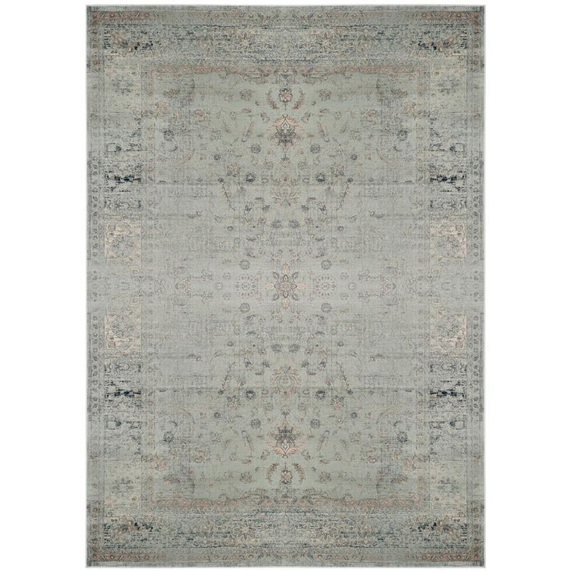 Vintage VTG120 Power Loomed Indoor Area Rug - Light Blue - 8'x10' - Safavieh.