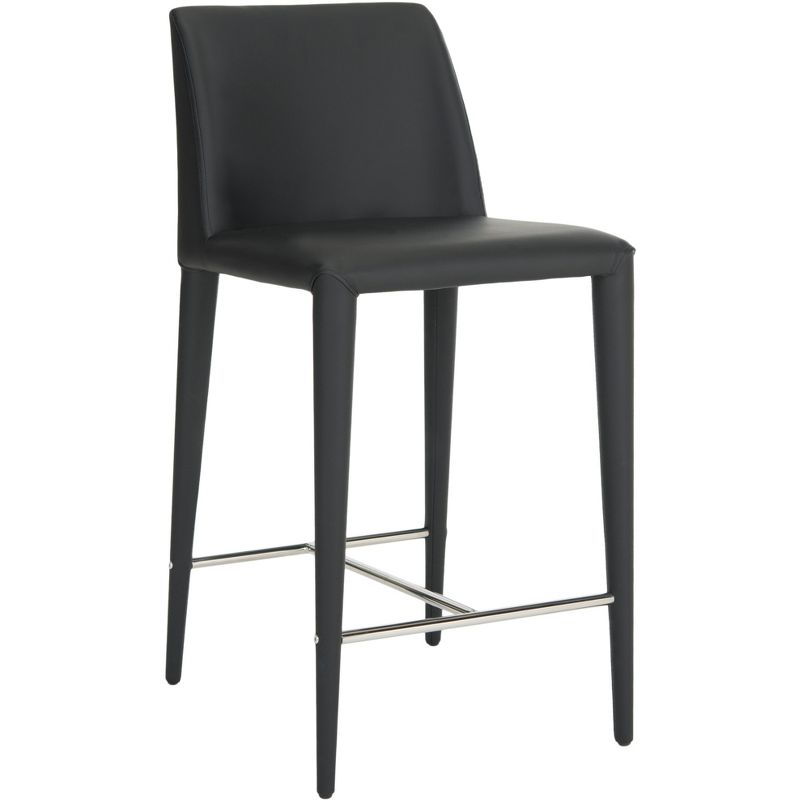 Garretson Counter Stool (Set of 2) - FOX2021 - Black - Safavieh Couture