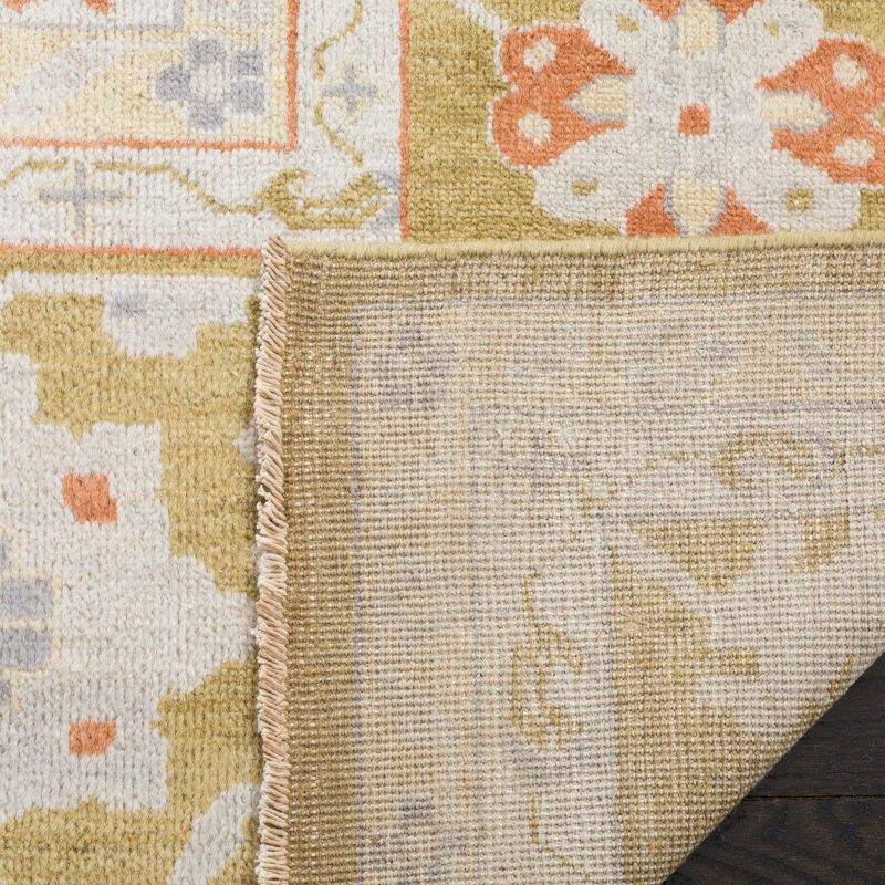 Sultanabad SUL1077 Hand Knotted Area Rug - Green - 8'x10' - Safavieh.