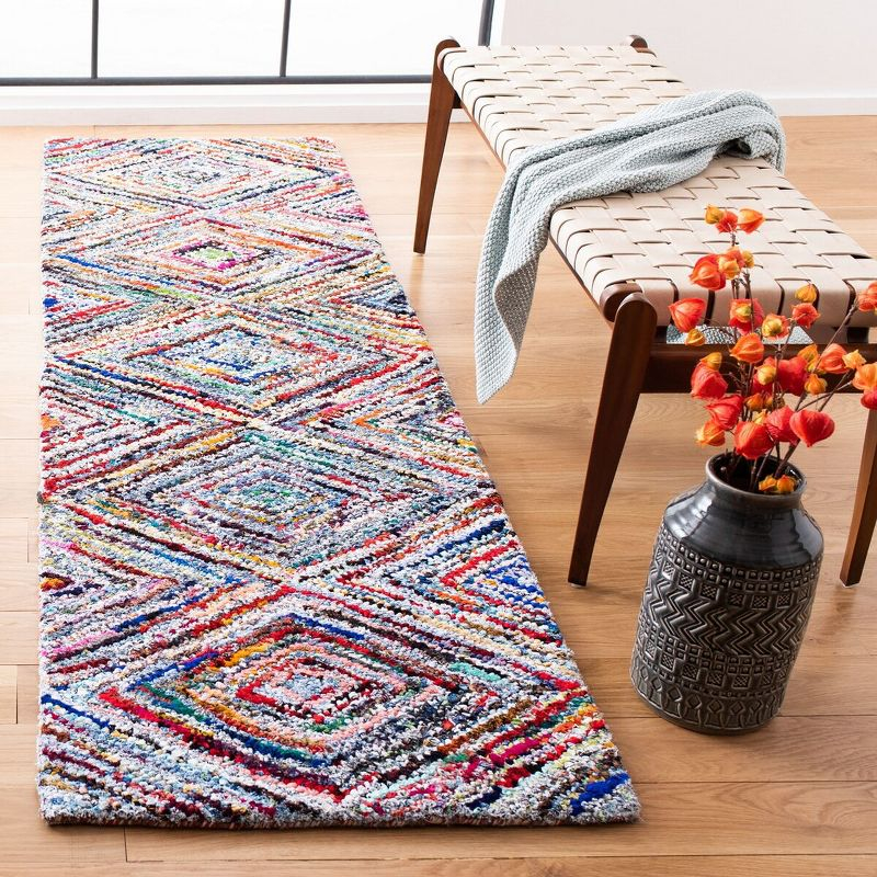 Nantucket NAN314 Hand Tufted Indoor Runner Rug - Multi - 2'3"x7' - Safavieh.