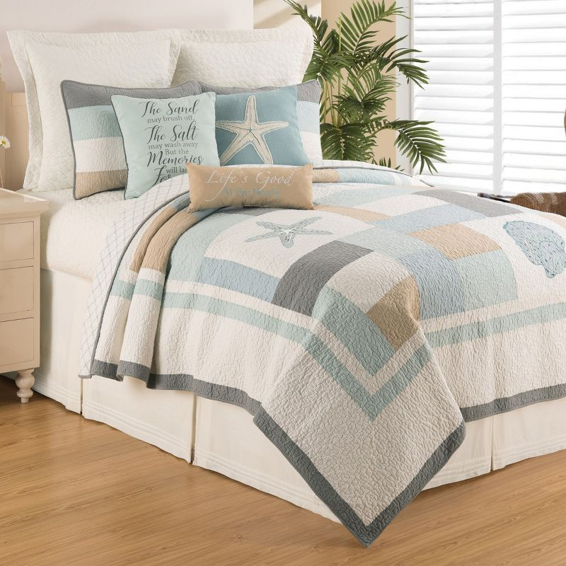 C&F Home Driftwood Shores Full/Queen 3 Piece Quilt Set