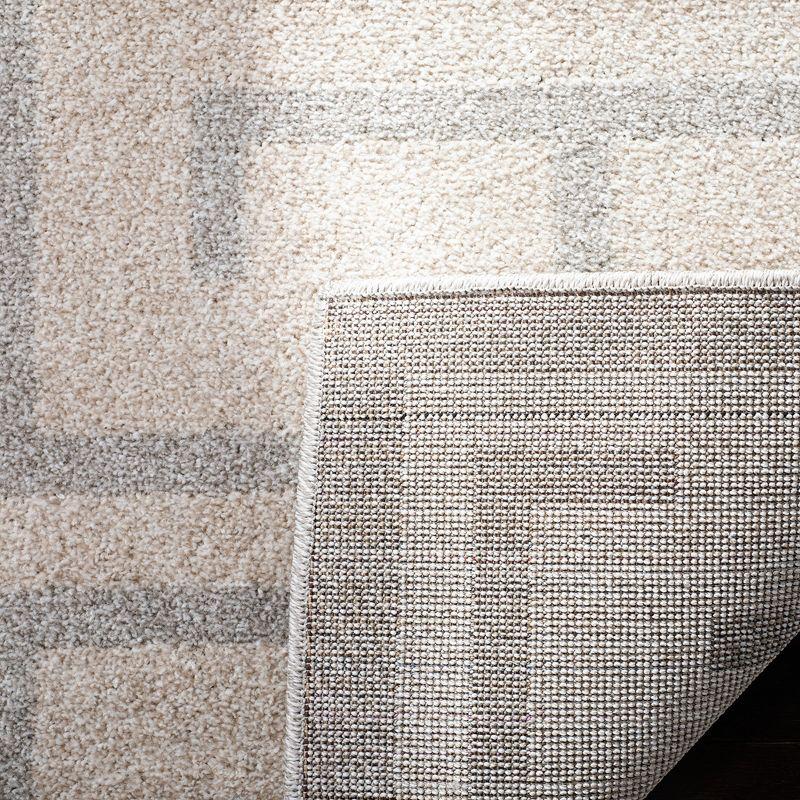 Amherst AMT404 Power Loomed Area Rug - Ivory/Light Grey - 5'3"x8' - Safavieh.