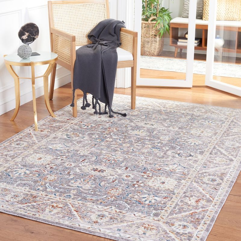 Olympia OPA210 Power Loomed Indoor Accent Rug - 4'x6' - Grey/Ivory - Safavieh