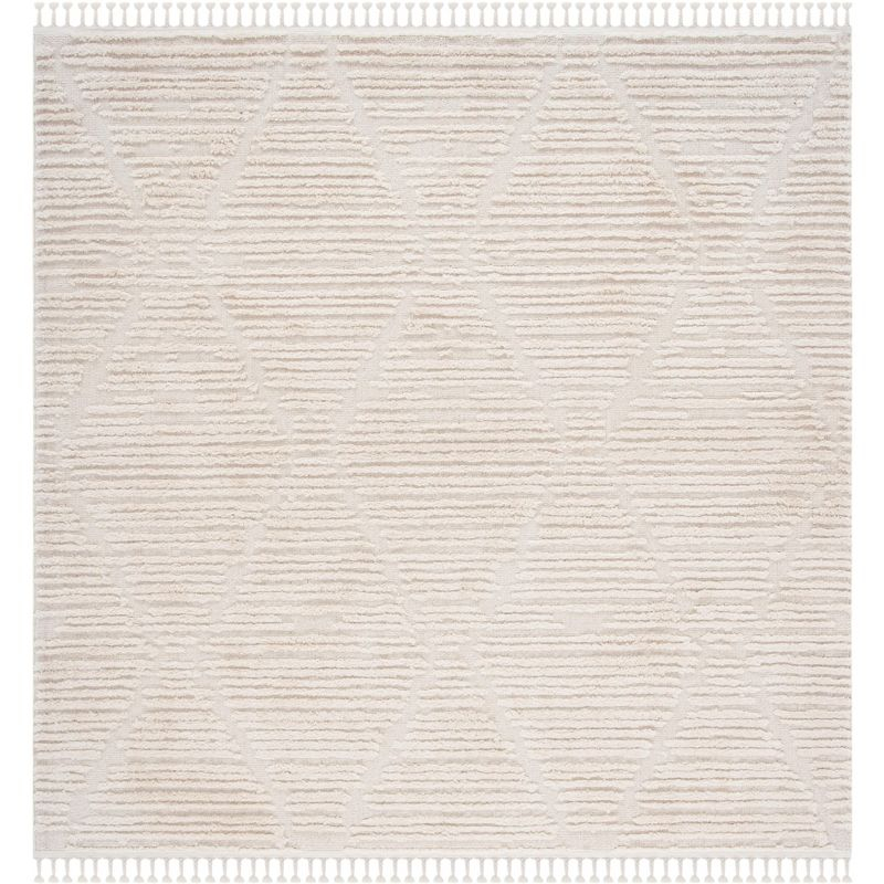 Marrakesh MRK517 Power Loomed Area Rug - Beige - 8'x8' - Safavieh.