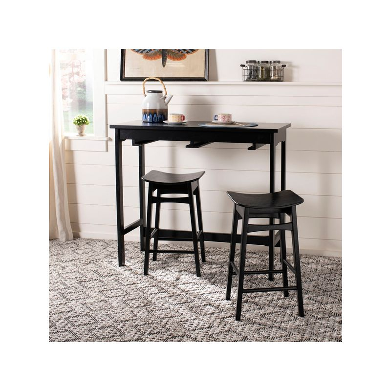 Colbie 3 Piece Pub Set - Black - Safavieh