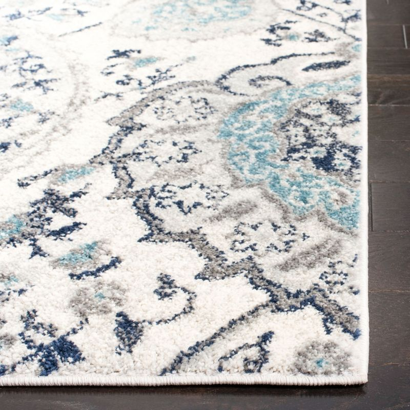 Madison MAD600 Power Loomed Indoor Area Rug - Cream/Light Grey - 6'7"x9'2" - Safavieh