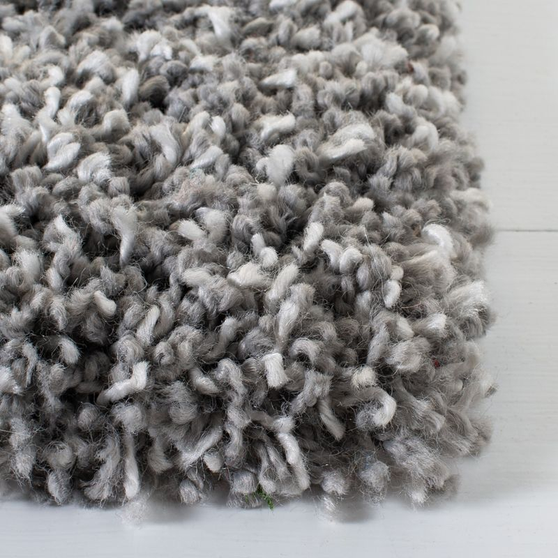 Evolution Shag EVO520 Power Loomed Area Rug - Grey - 5'3"x7'6" - Safavieh.