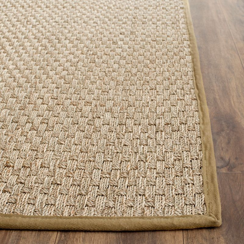Natural Fiber NF114 Power Loomed Indoor Area Rug - Natural/Olive - 9'x12' - Safavieh