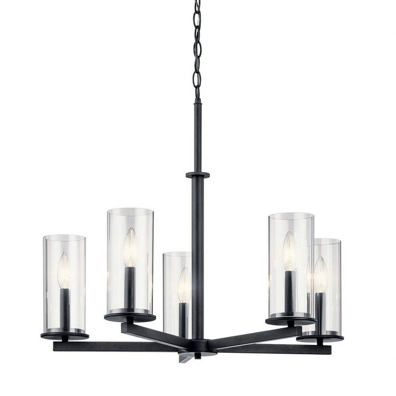 Kichler Lighting Crosby 5 - Light Chandelier in  Black