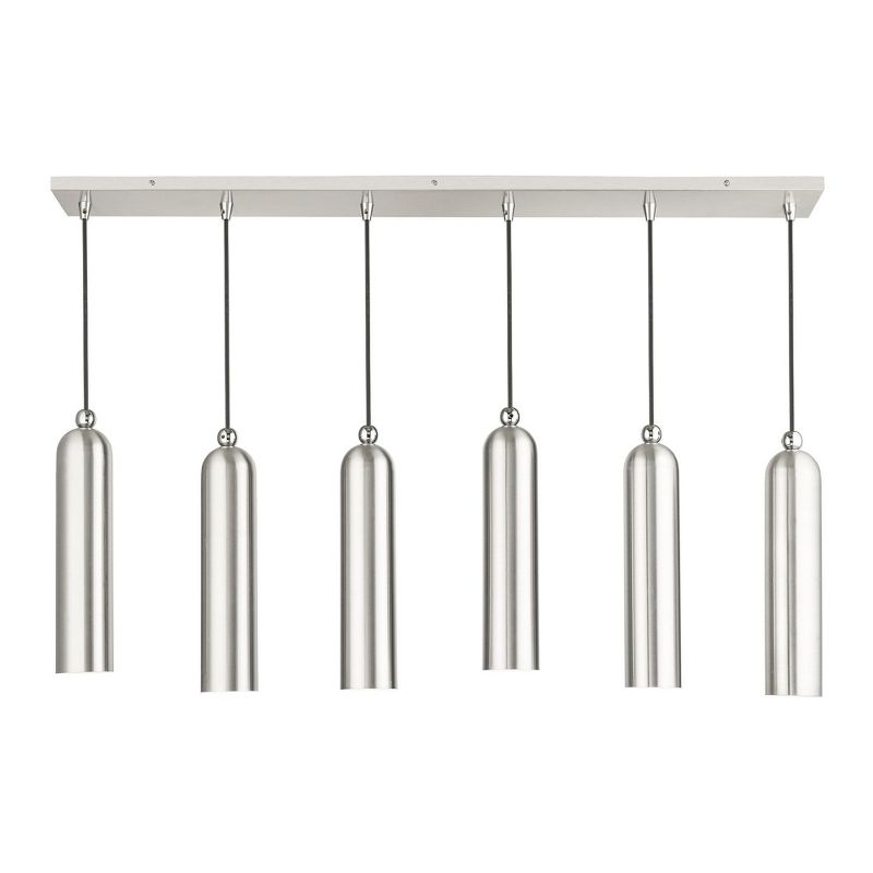 Livex Lighting Ardmore 6 - Light Island Pendant Light in  Brushed Nickel