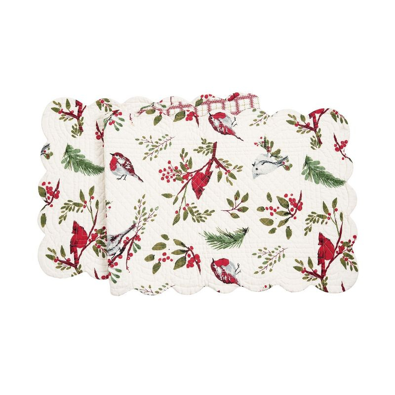 C&F Home 14" x 51" Sprig Birds Table Runner