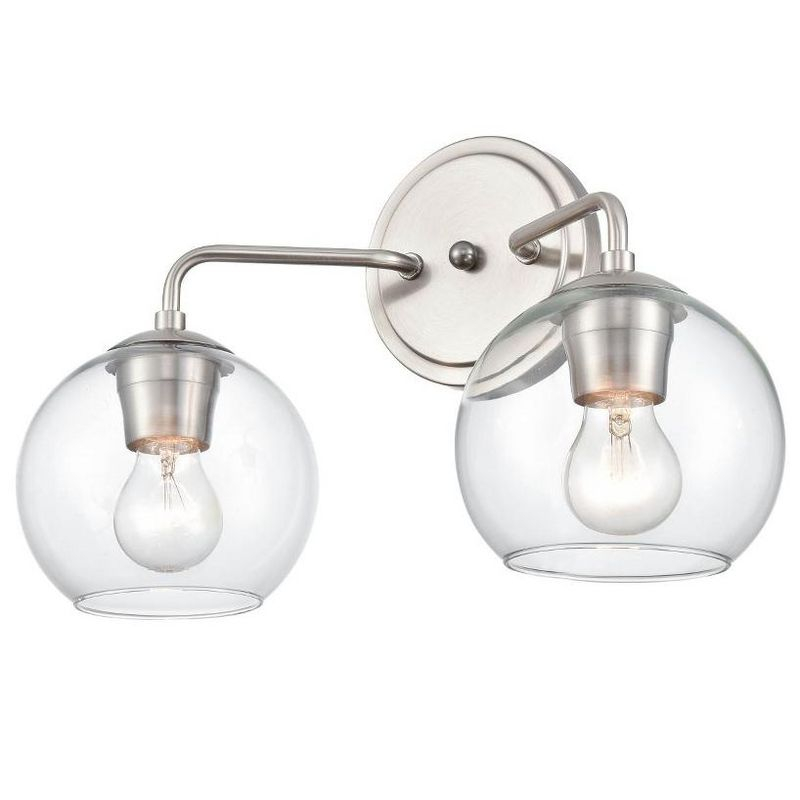 Millennium Lighting 2 - Light Vanity in  Brushed Nickel