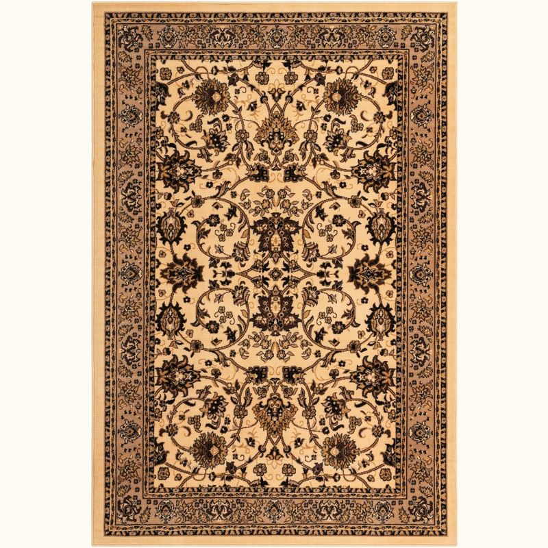 Unique Loom 6' 1 x 9' 0 Sialk Hill Washington Ivory Area Rug