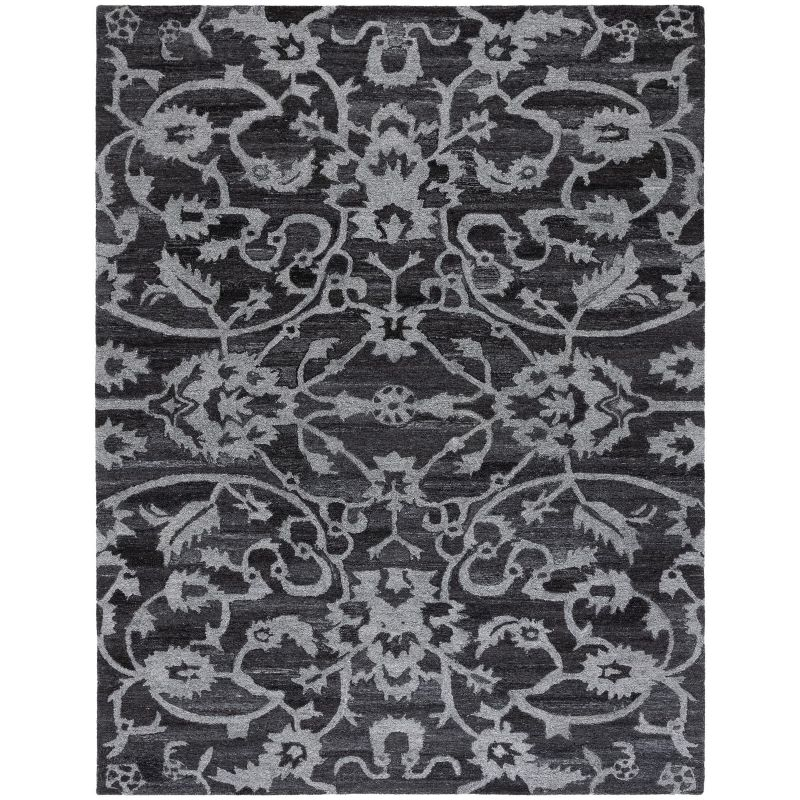 Anatolia AN401 Handmade Tufted Area Rug - Grey - 8' X 10' - Safavieh