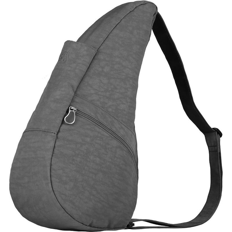 AmeriBag 17" Nylon Crossbody Sling Healthy Back Bag (Stormy Grey)