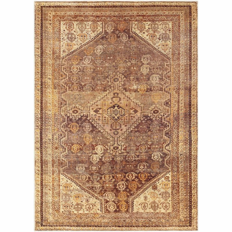 Hauteloom Rectangle Area Rug   Burnt Orange