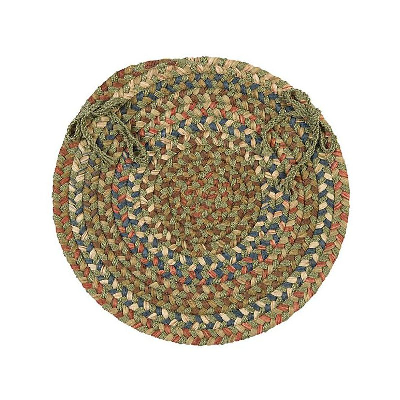 Colonial Mills Cedar Cove - Olive Chair Pad, Set of 4