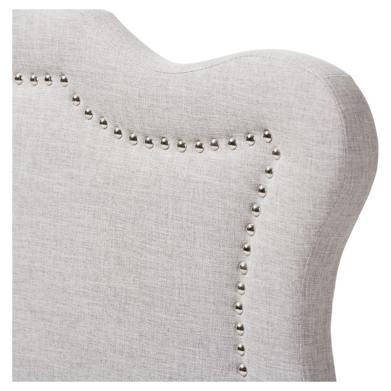Queen Avery Modern and Contemporary Fabric Headboard Gray - Baxton Studio