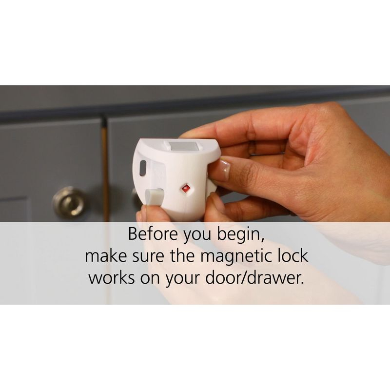 Safety 1st Adhesive Magnetic Lock - 2L/1K