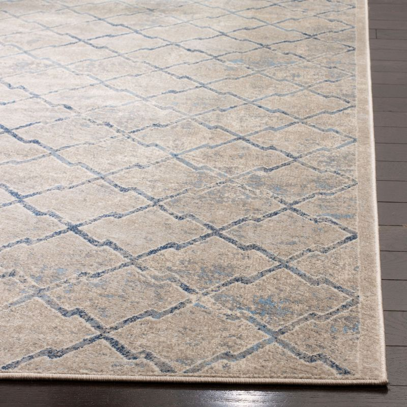 Brentwood BNT809 Power Loomed Accent Rug - Light Grey/Blue - 2'x4' - Safavieh.