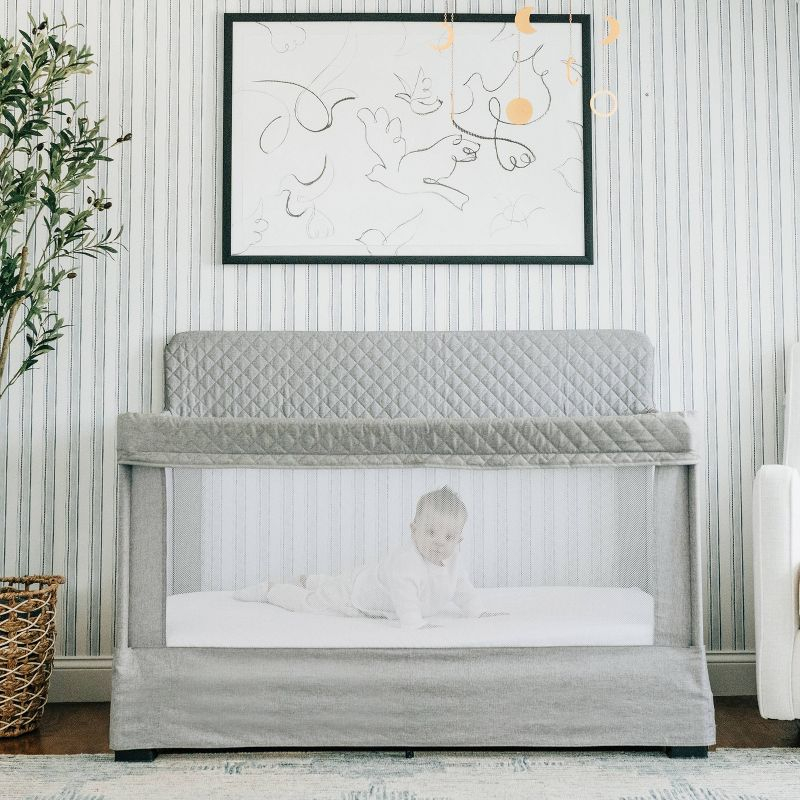 Baby Delight Lunaire Crib - Pebble Gray
