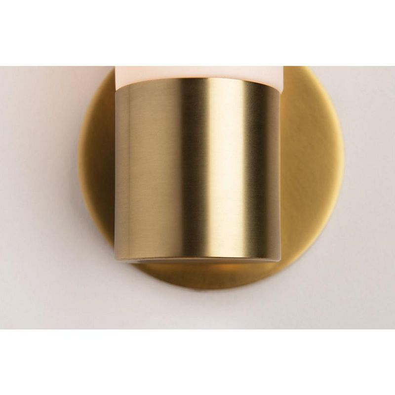 Mitzi Lola 1 - Light Wall Light in  Aged Brass Opal Matte Shade