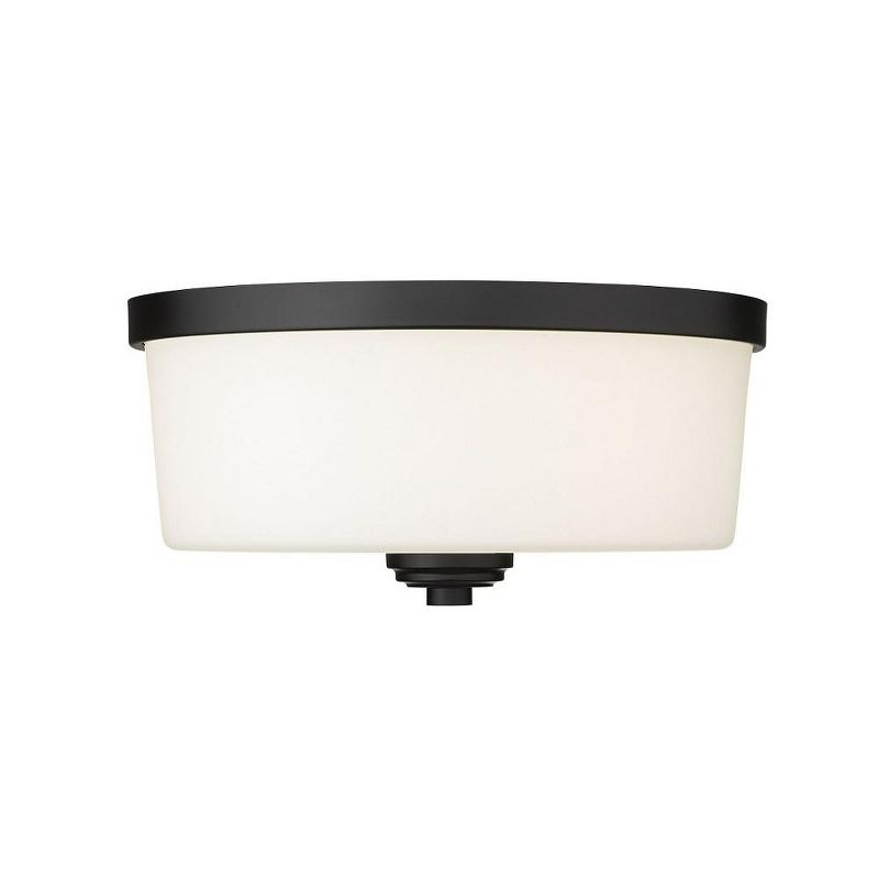 Z-Lite Arlington 3 - Light Flush Mount in  Bronze