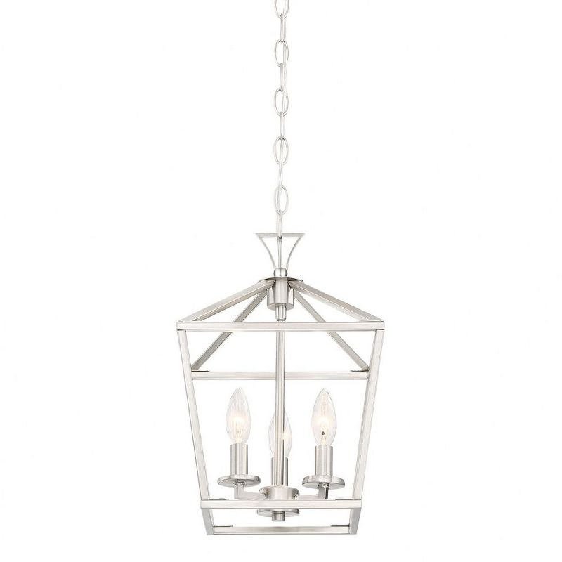 Savoy House Townsend 3 - Light Chandelier in  Satin Nickel