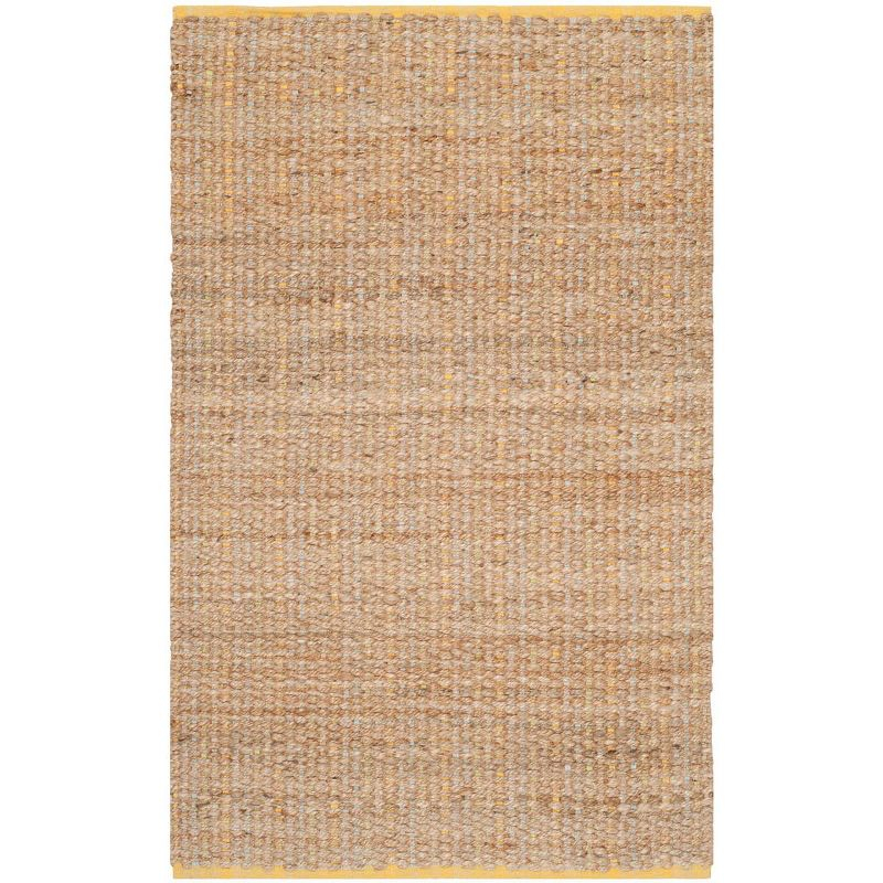 Cape Cod CAP811 Hand Woven Area Rug - Yellow - 4'x6' - Safavieh.