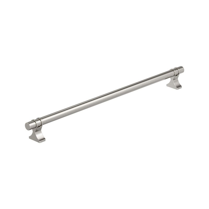 Amerock Davenport 12-5/8 inch (320mm) Center-to-Center Satin Nickel Cabinet Pull
