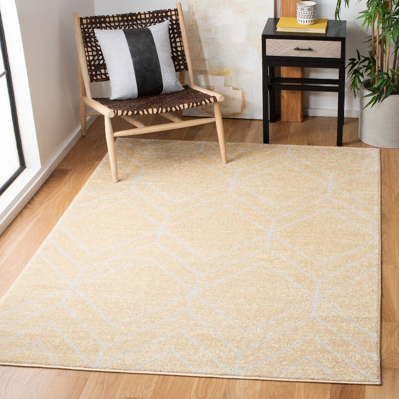 Adirondack ADR241 Machine Made Indoor Area Rug - Gold/Light Grey - 9'x12' - Safavieh