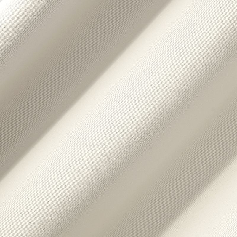 54"x108" Sun Zero Blackout Kenneth Energy Saving Grommet Curtain Panel Pearl: Modern Thermal Insulated Noise Reduction