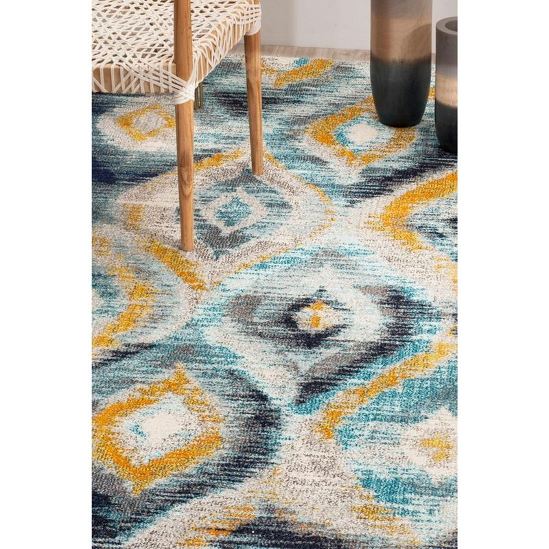 Monaco MNC242 Power Loomed Indoor Accent Rug - Blue/Multi - 3'x5' - Safavieh.