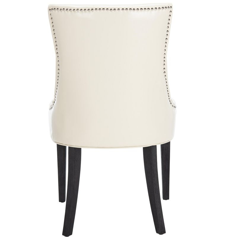 Abby 19''H Tufted Side Chairs (Set of 2)- Flat Cream - Safavieh