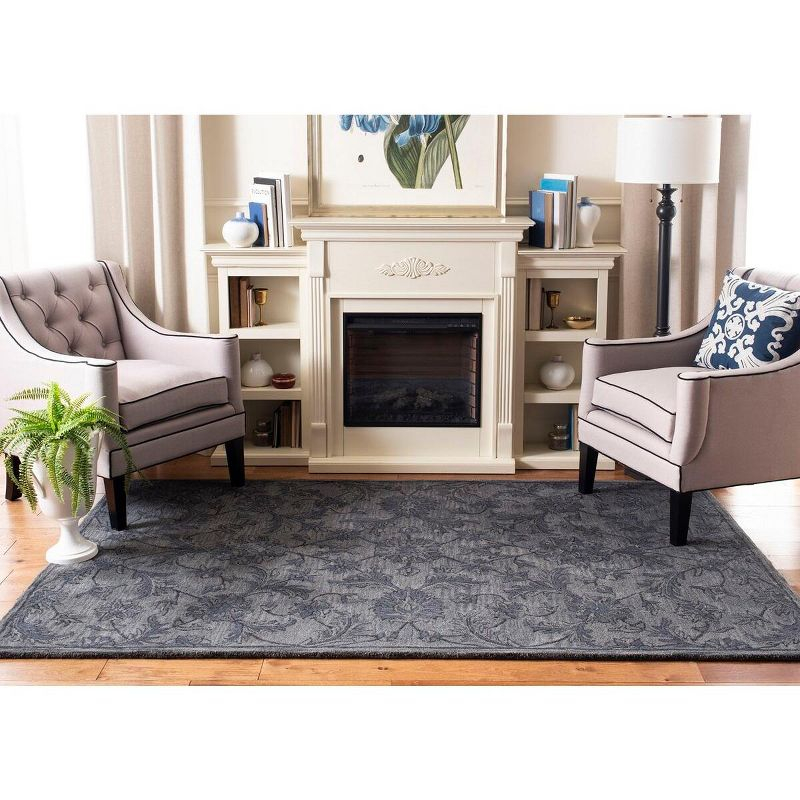 Antiquity AT824 Hand Tufted Indoor Area Rug - Grey/Multi - 7'6"x9'6" - Safavieh