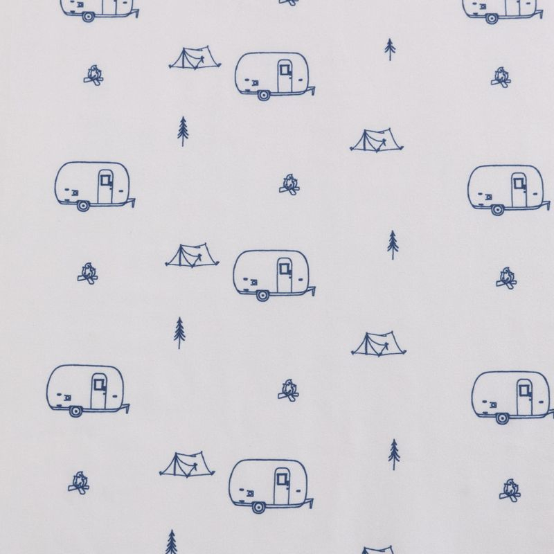 Eddie Bauer Travel Trailer Blue Full Sheet Set