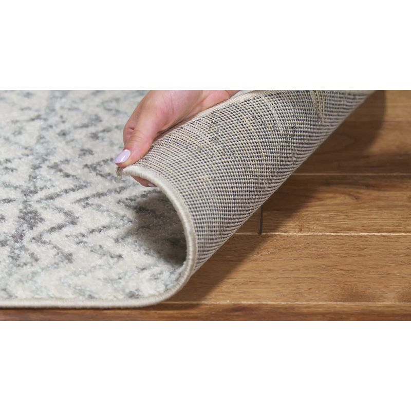 Tulum TUL270 Power Loomed Runner Rug - Light Grey/Ivory - 2'x15' - Safavieh.