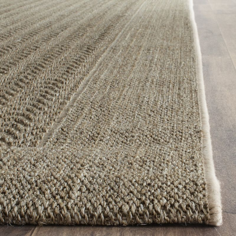 Huxley Sisal PAB321 Power Loomed, Jacquard Weave Indoor Accent Rug - 4'x6' - Desert Sand - Safavieh