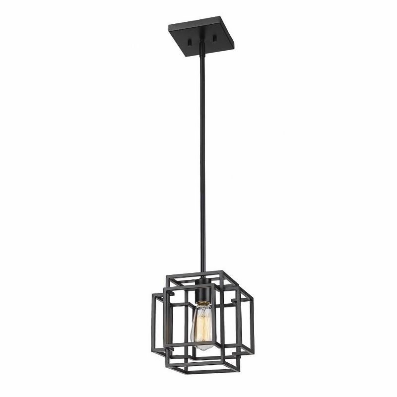 Z-Lite Titania 1 - Light Pendant in  Matte Black