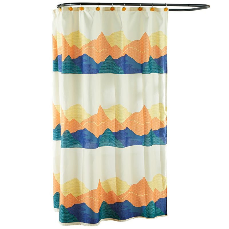 The Lakeside Collection Never Stop Exploring Bath Collection - Shower Curtain