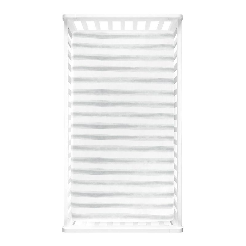 Lush Décor Micro Plush Fitted Crib Sheet - Watercolor