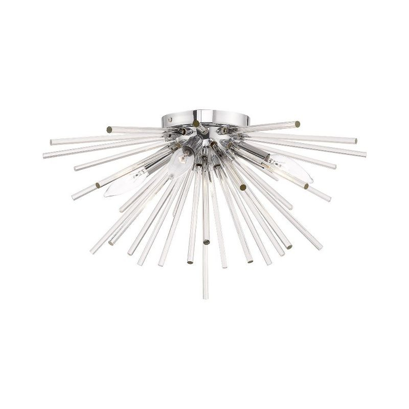 Livex Lighting Utopia 4 - Light Flush Mount in  Polished Chrome