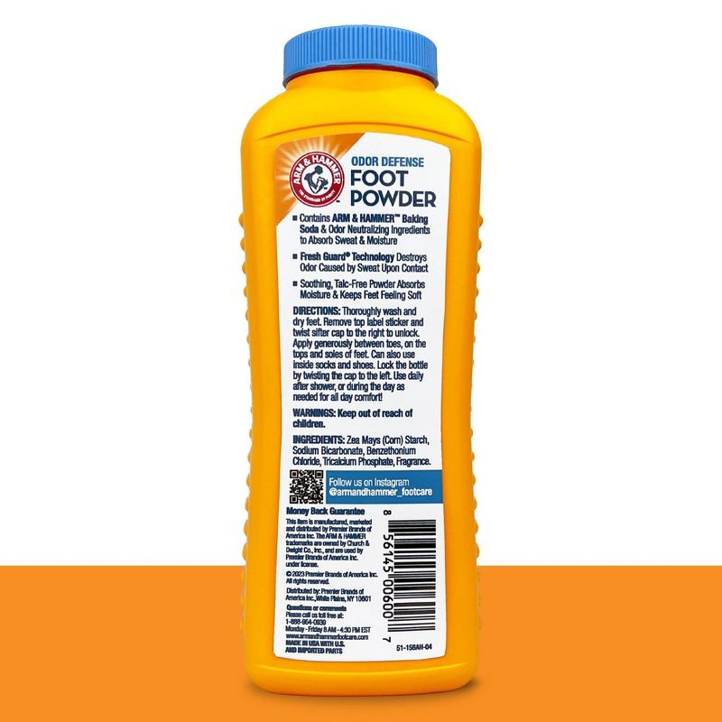 Arm & Hammer Foot Odor Control Powder - 7.0oz