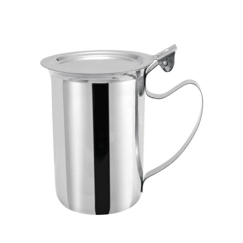 Winco Creamer Server, with Cover, Stainless Steel, 10 oz