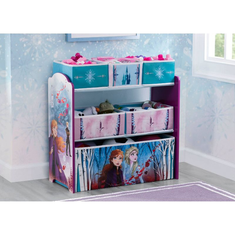 Delta Children 6 Bin Kids' Toy Organizer - Frozen 2