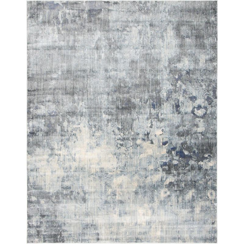 Unique Loom 9' 0 x 12' 2 Gray Helios Santorini Area Rug