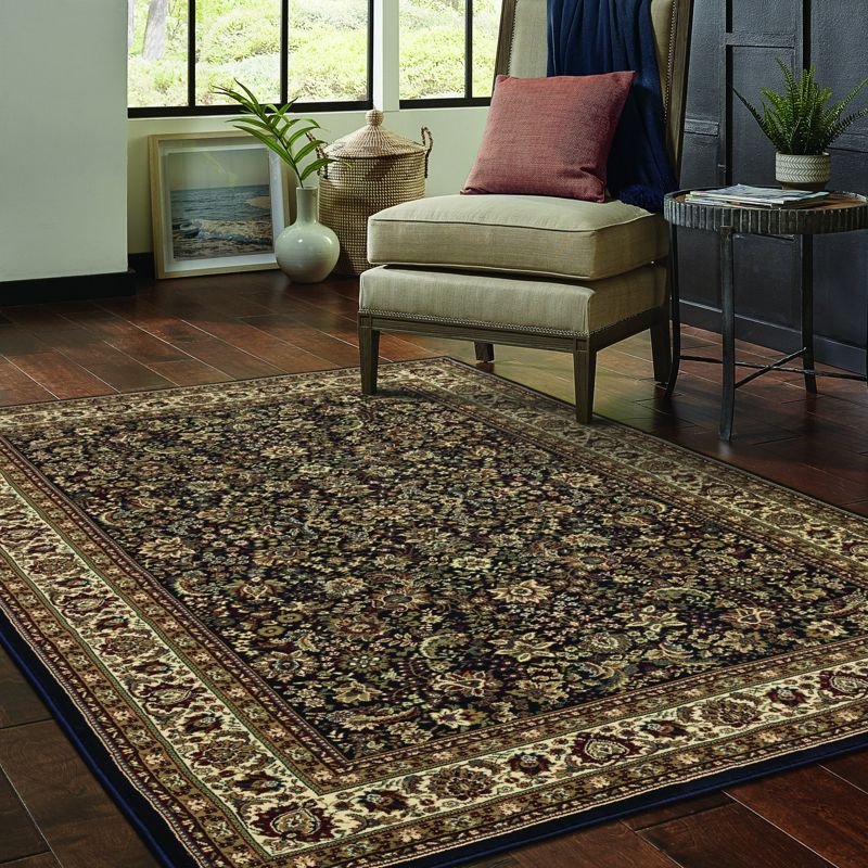 Oriental Weavers Ariana 2' x 3' Machine Woven Rug in Blue