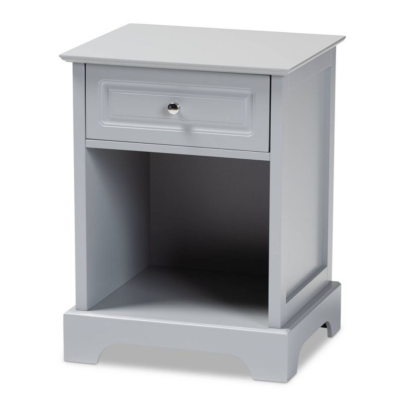 1 Drawer Chase Wood Nightstand - Baxton Studio